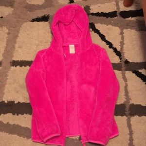 Pink fluffy jacket